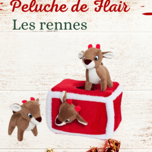 Peluche de flair Renne de Noël