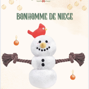 Peluche bonhomme de neige
