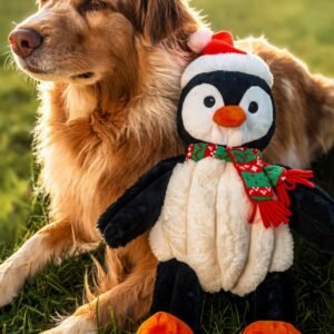 Peluche pingouin de noël